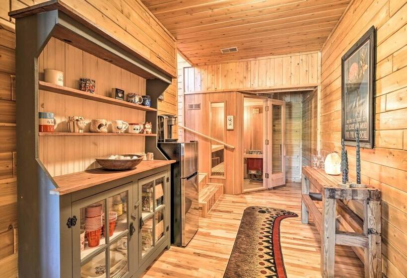 Cabin On Lake W/ 63 Acres & Trails + Guest House!