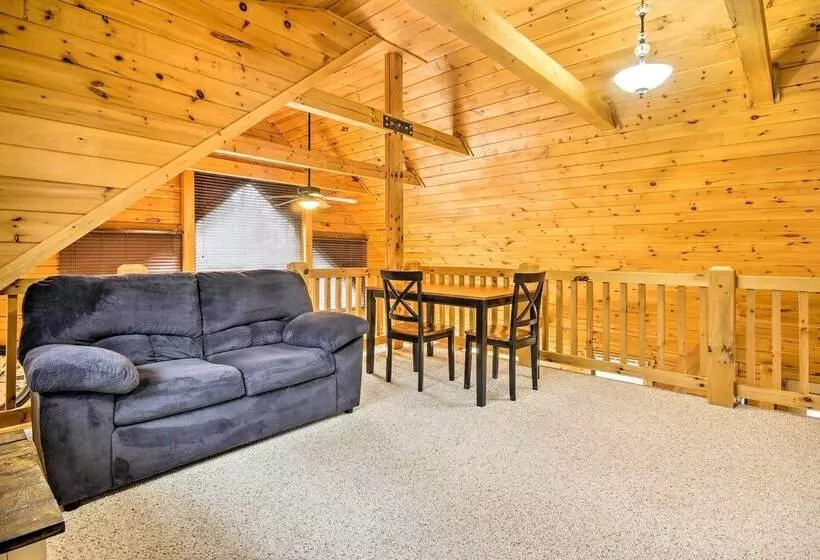 Cozy Log Home: Centrally Located & Pet Friendly!