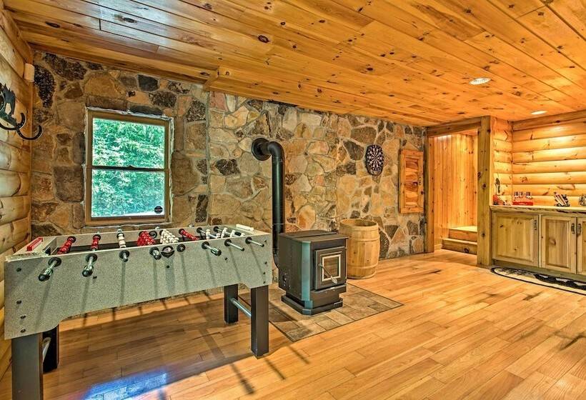 Fire Pit & Hot Tub: Poconos Family Cabin!