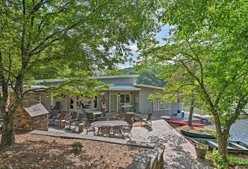 Hot Tub, Dock, Lakefront: Luxe Six Mile Retreat