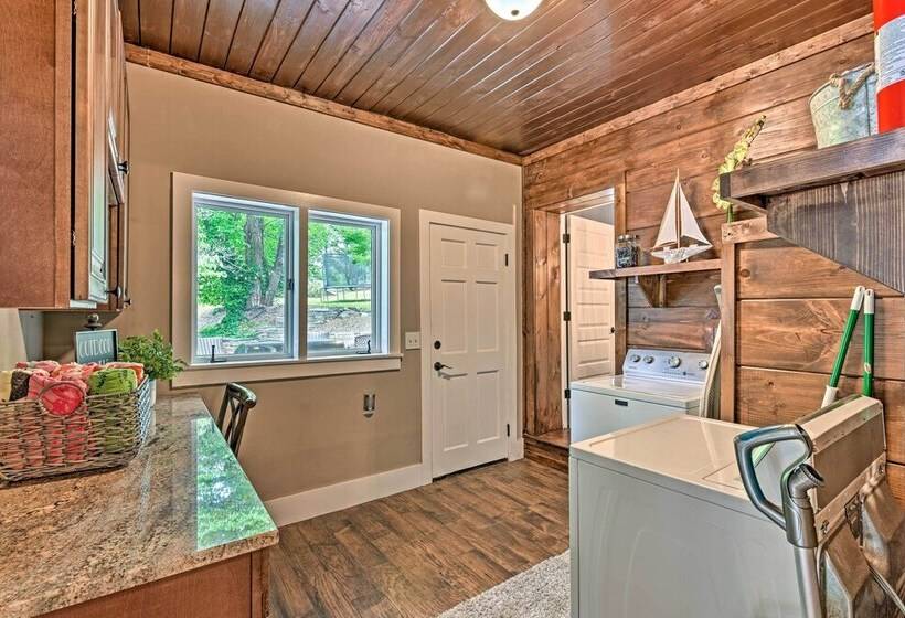 Hot Tub, Dock, Lakefront: Luxe Six Mile Retreat