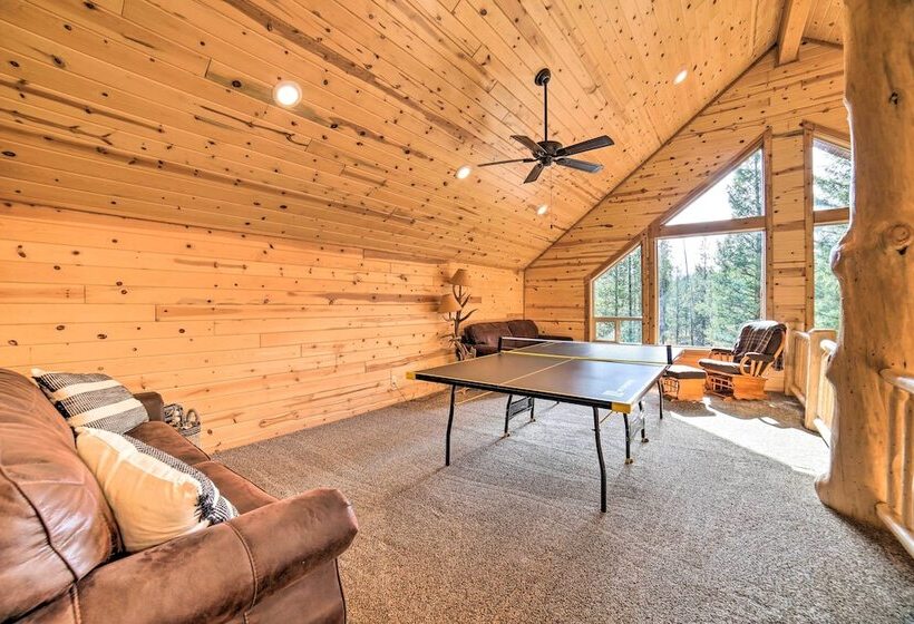 Luxe Island Park Cabin W/ National Forest Views!