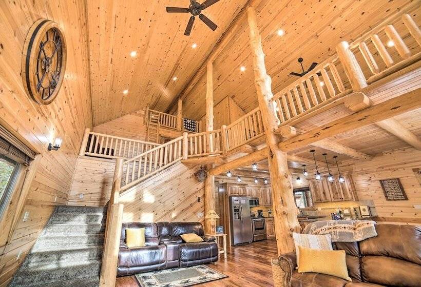 Luxe Island Park Cabin W/ National Forest Views!