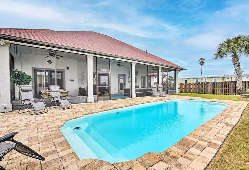 Mexico Beach Retreat W/ Grill & Private Pool!