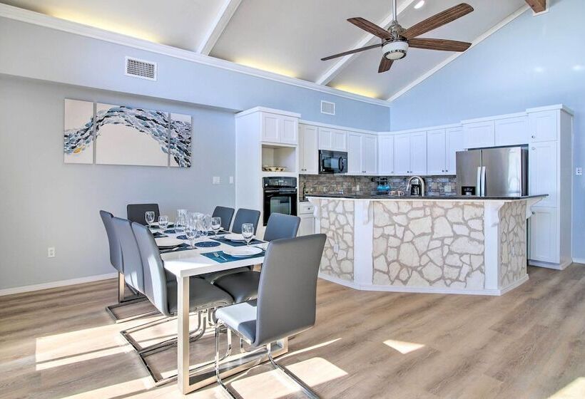 Sunny Lakefront Escape W/ Private Beach & Deck