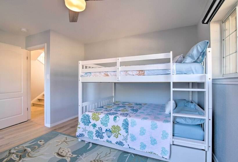 Sunny Lakefront Escape W/ Private Beach & Deck