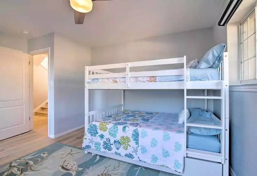 Sunny Lakefront Escape W/ Private Beach & Deck