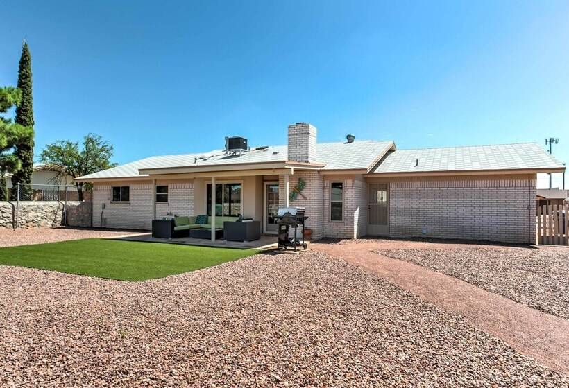 El Paso Smart House: Backyard   12 Mi To Downtown