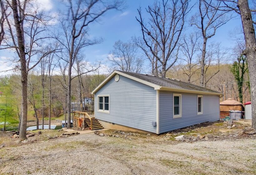 Dock & Furnished Deck: Lakefront Gravois Mills Gem