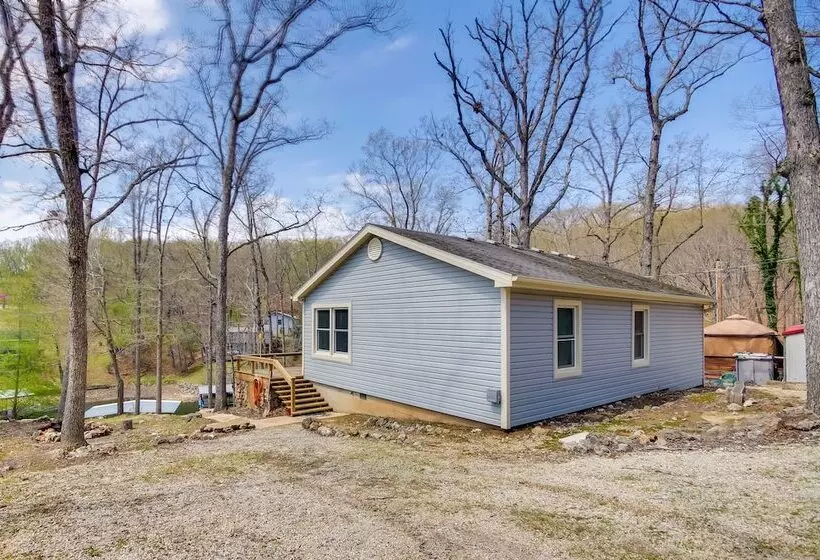 Dock & Furnished Deck: Lakefront Gravois Mills Gem