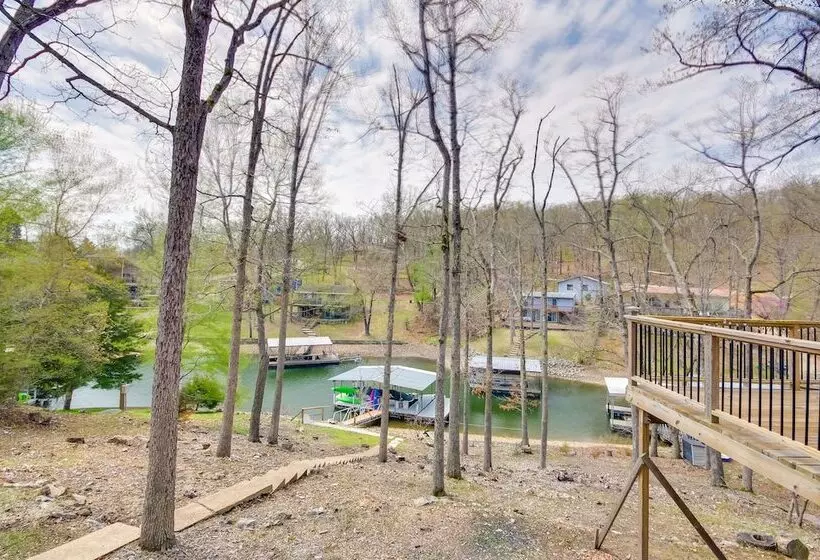 Dock & Furnished Deck: Lakefront Gravois Mills Gem