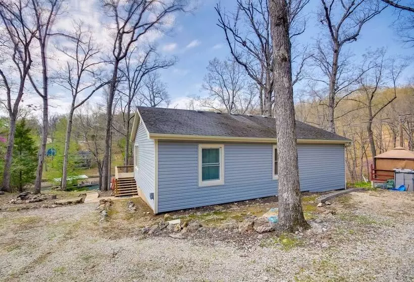 Dock & Furnished Deck: Lakefront Gravois Mills Gem