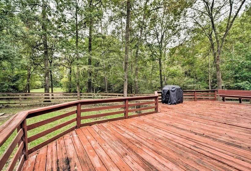 Modern Montgomery Home W/ Backyard, Deck, & Grill
