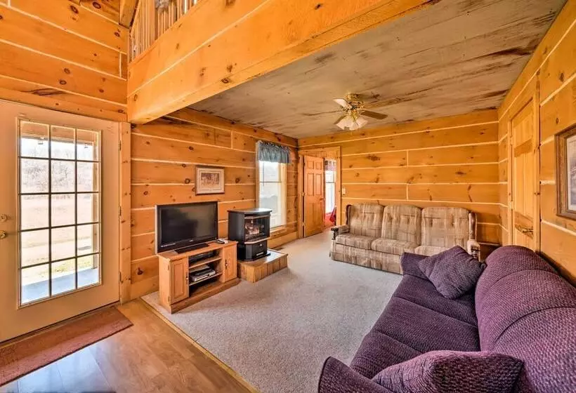 Secluded Spragueville Cabin By Atv Trails & River!