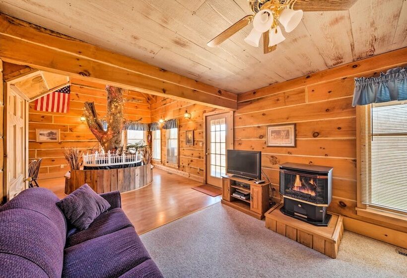 Secluded Spragueville Cabin By Atv Trails & River!