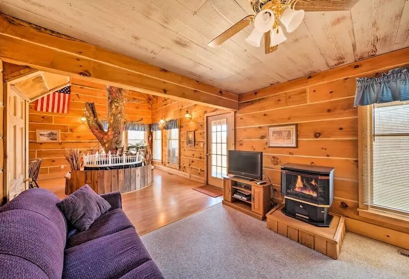 Secluded Spragueville Cabin By Atv Trails & River!