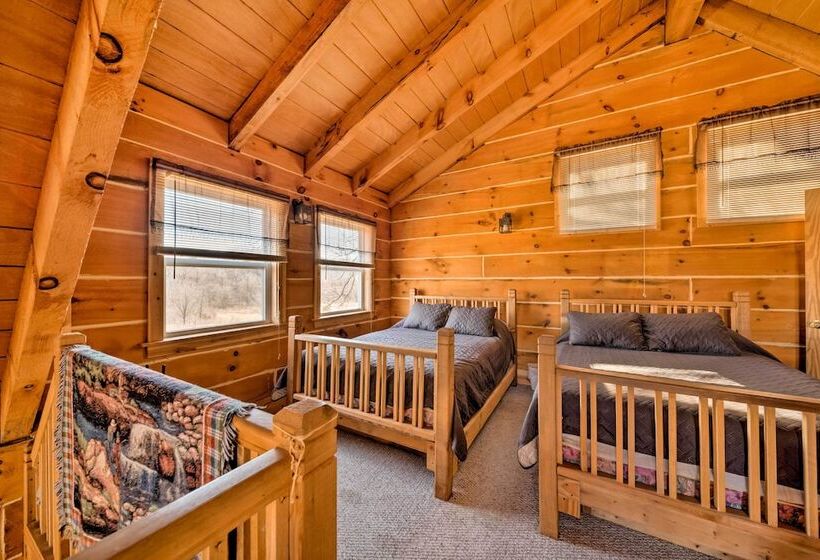 Secluded Spragueville Cabin By Atv Trails & River!