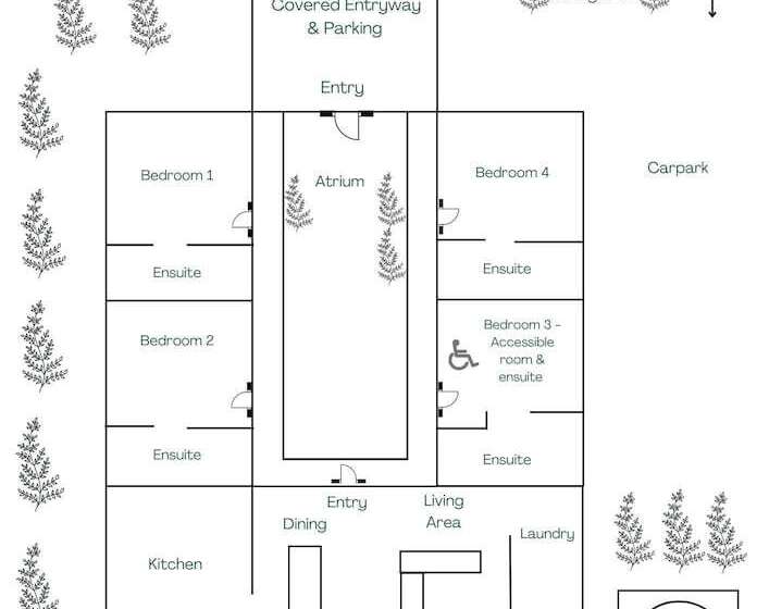 בית מלון כפרי Orokawa Bay Retreat