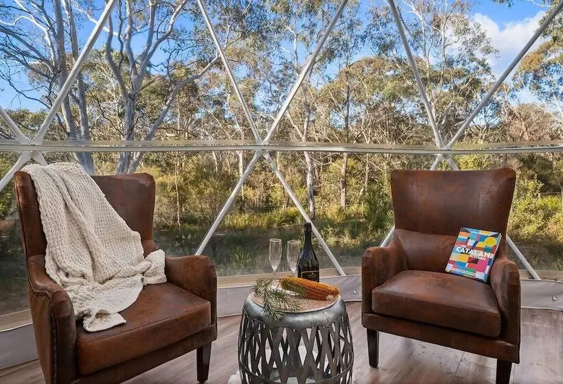 Maaseutuhotelli Scribbly Farm Premium Dome Bush Retreat Southern Highlands