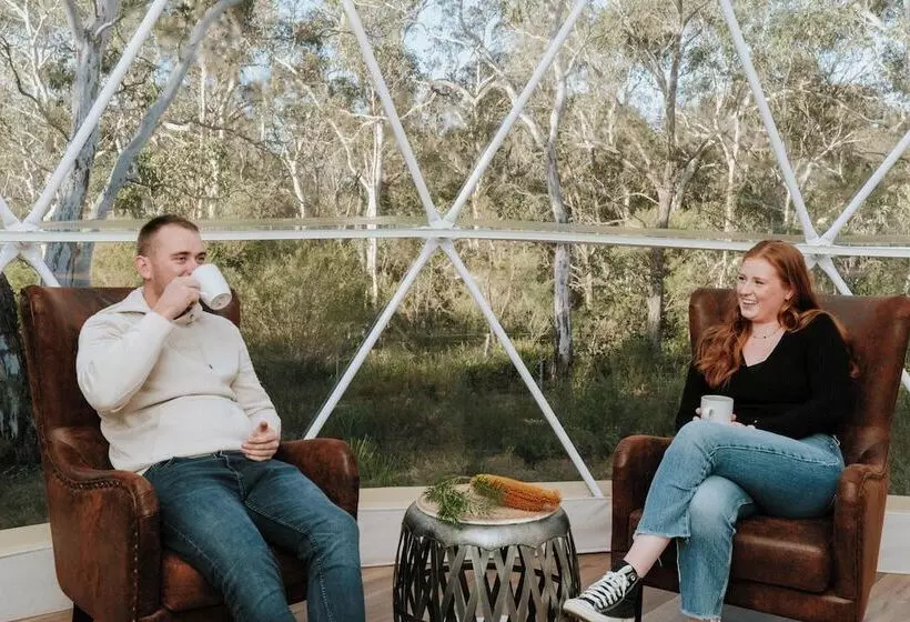 Maaseutuhotelli Scribbly Farm Premium Dome Bush Retreat Southern Highlands