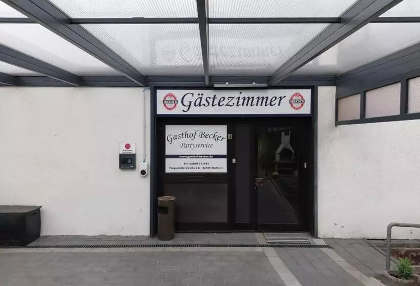 ペンション Gästezimmer Gasthof Becker