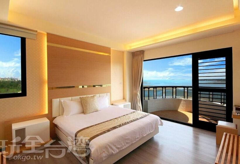 تختخواب و صبحانه 海漣天海岸民宿 & 水連天海景電梯民宿 Sea Sky Coast Homestay & Shui Lian Tian Homestay