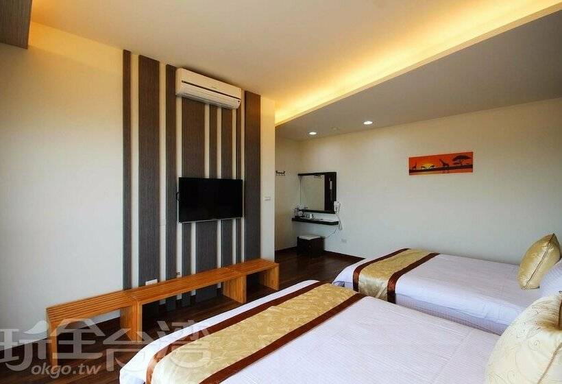 تختخواب و صبحانه 海漣天海岸民宿 & 水連天海景電梯民宿 Sea Sky Coast Homestay & Shui Lian Tian Homestay