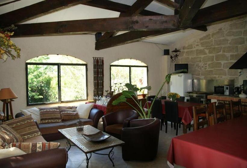 민박 Chambre Foret Du Mas Des Fontaines