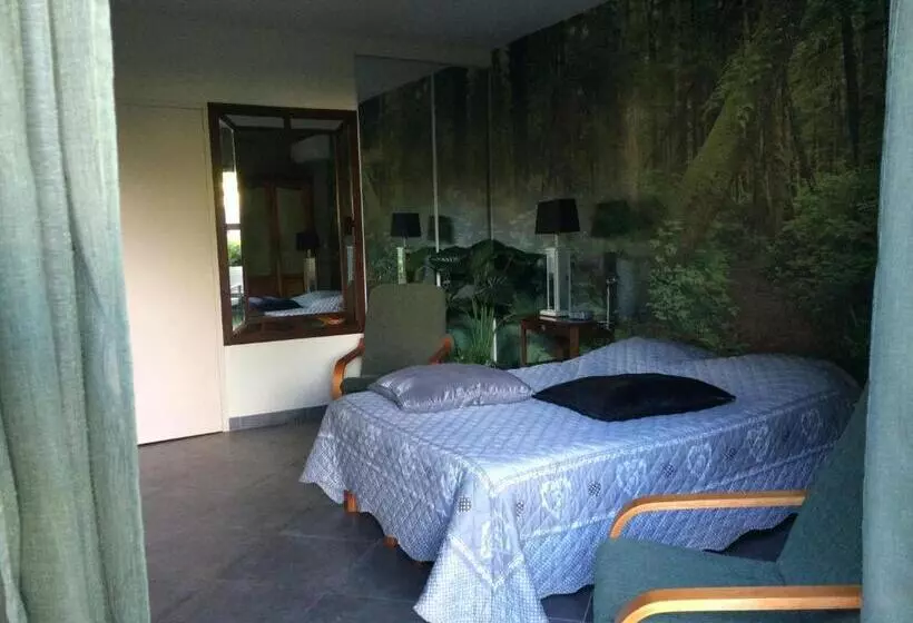 ベッドアンドブレックファースト Chambre Foret Du Mas Des Fontaines