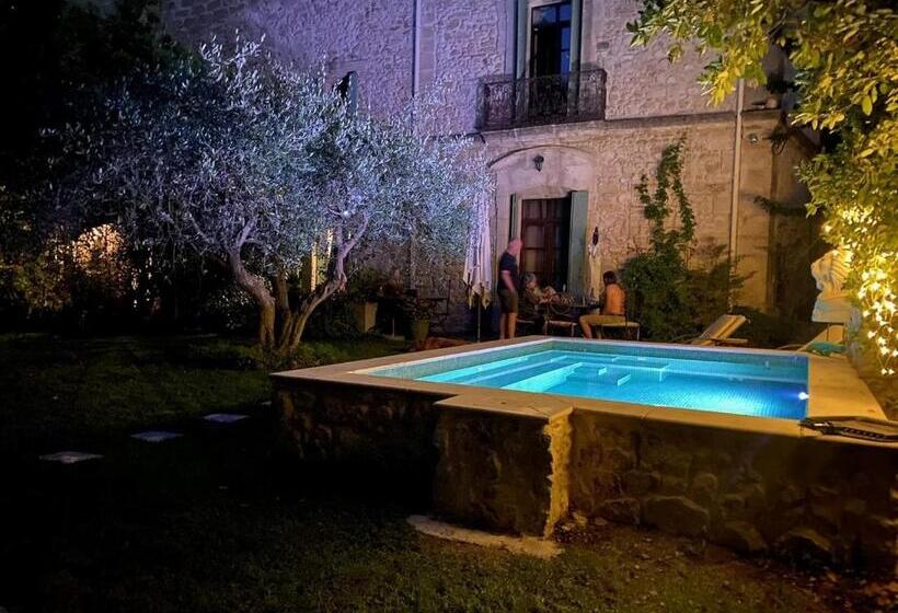 민박 Chambre Foret Du Mas Des Fontaines