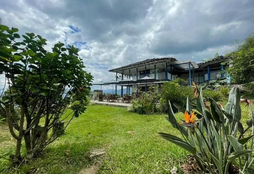 ユースホステル La Peña Abejorral Hostal De Aventura