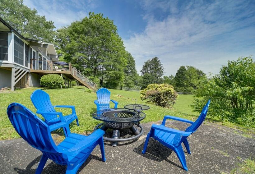 Centrally Located Brevard Home W/ Deck & Fire Pit!