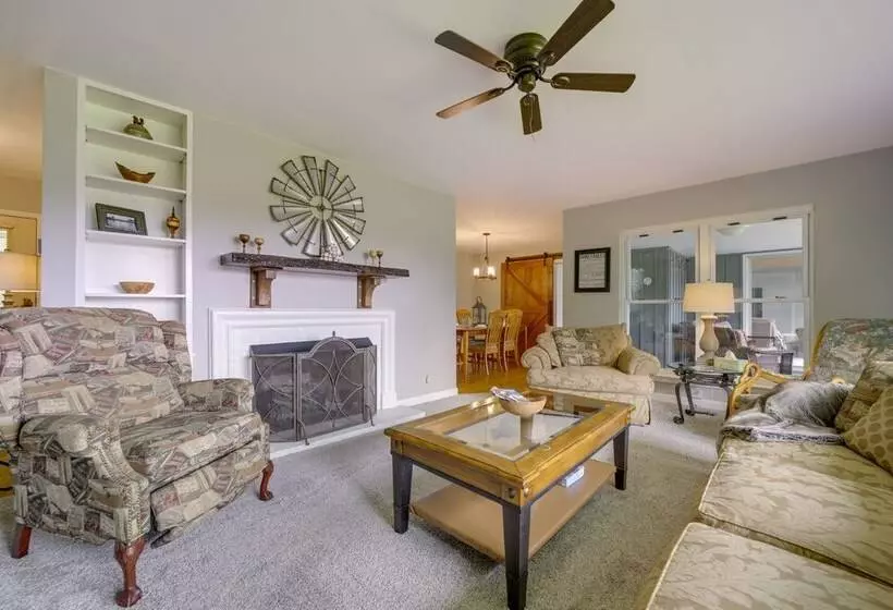 Centrally Located Brevard Home W/ Deck & Fire Pit!