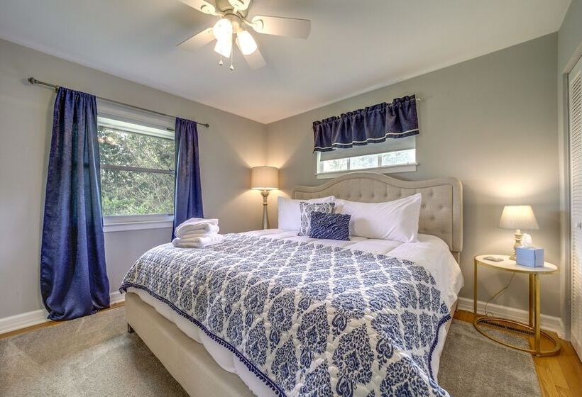 Centrally Located Brevard Home W/ Deck & Fire Pit!