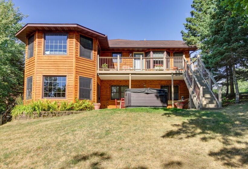 Cozy Frazee Lake Home W/ Hot Tub & Fire Pit!