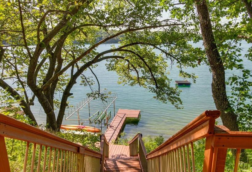 Cozy Frazee Lake Home W/ Hot Tub & Fire Pit!