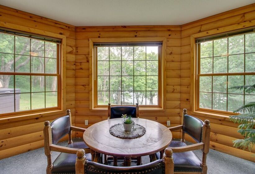 Cozy Frazee Lake Home W/ Hot Tub & Fire Pit!