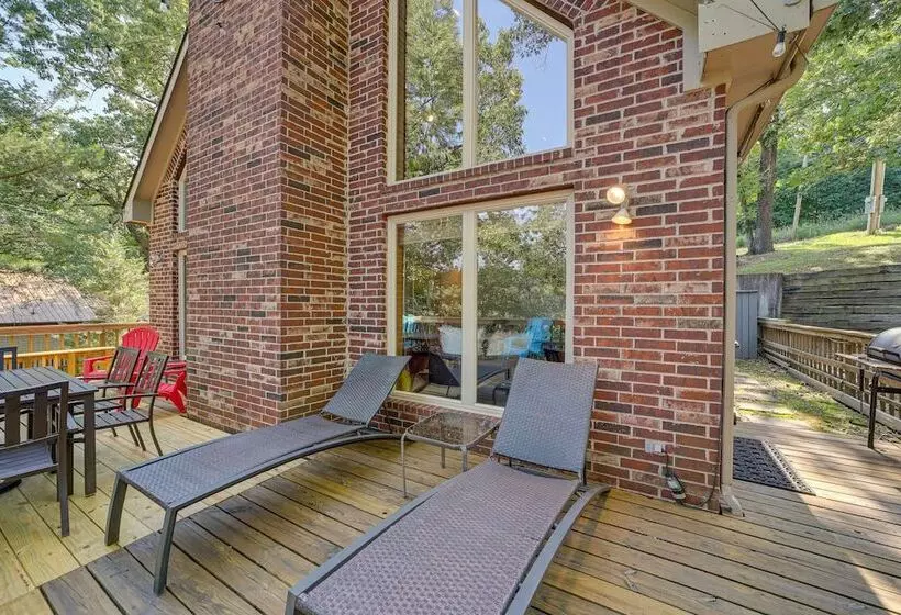 Lakefront Paradise In Eucha: Boat Dock, Fire Pit!