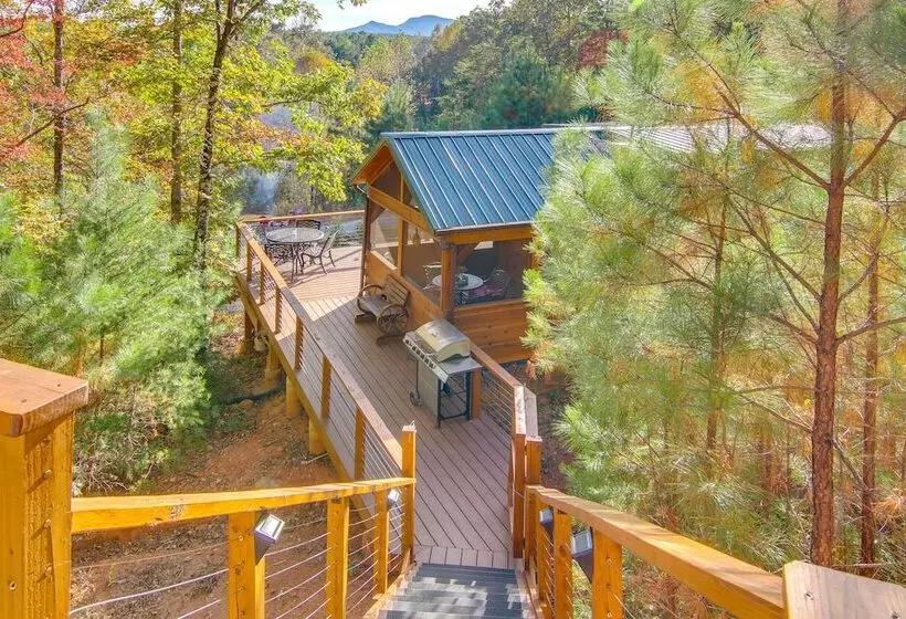 7 Mi To Lake Lure: Mill Spring Cabin W/ Hot Tub
