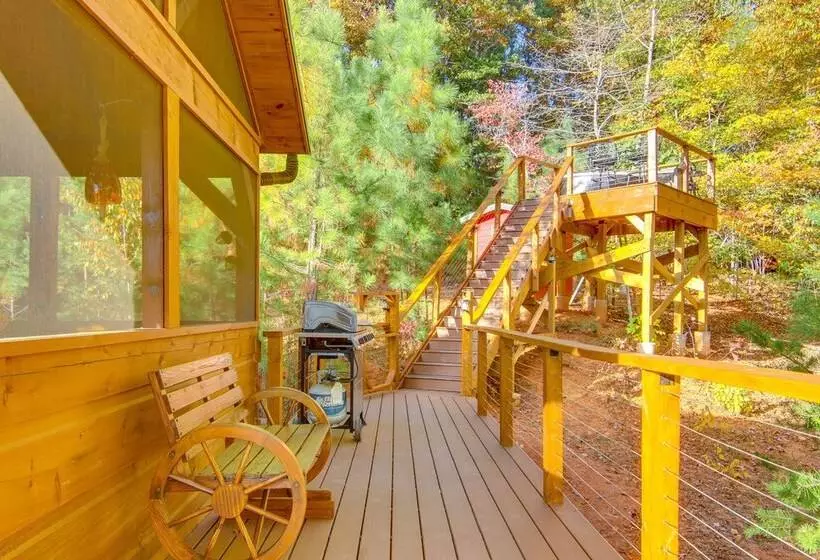 7 Mi To Lake Lure: Mill Spring Cabin W/ Hot Tub