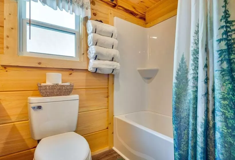 7 Mi To Lake Lure: Mill Spring Cabin W/ Hot Tub