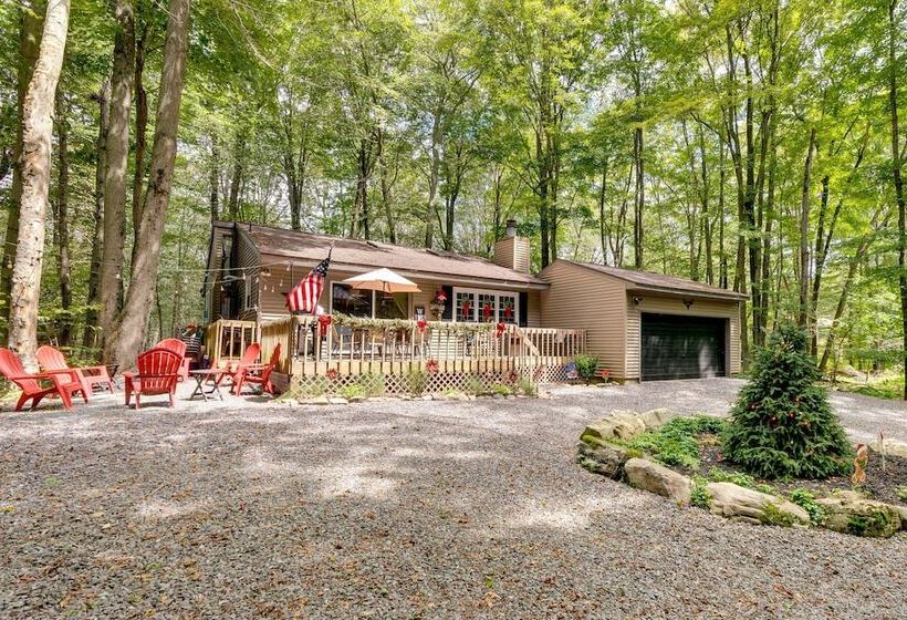 Papa S Christmas Cabin In Gouldsboro W/ Deck!