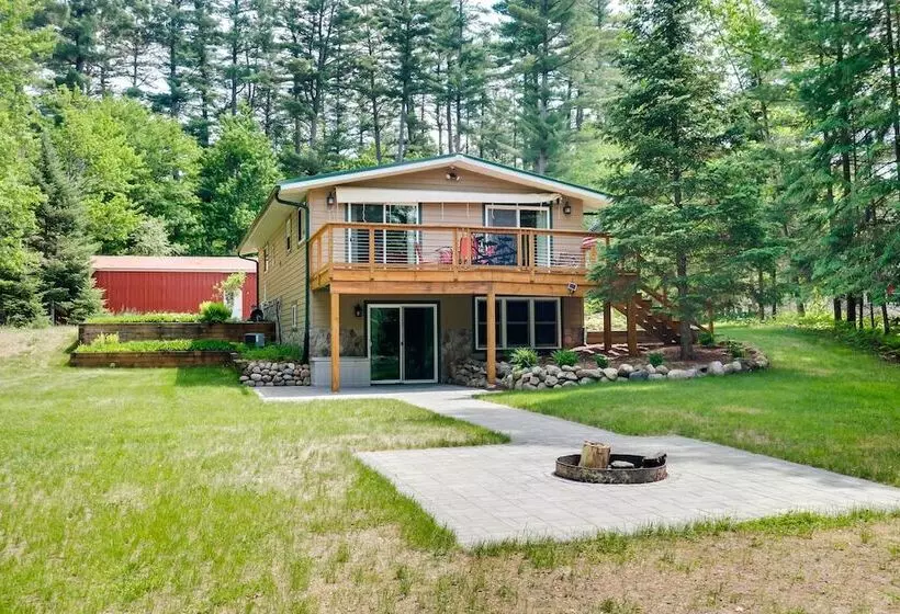 Waterfront Eagle River Home W/ Dock + Fire Pit!
