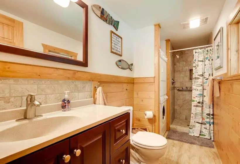 Waterfront Eagle River Home W/ Dock + Fire Pit!