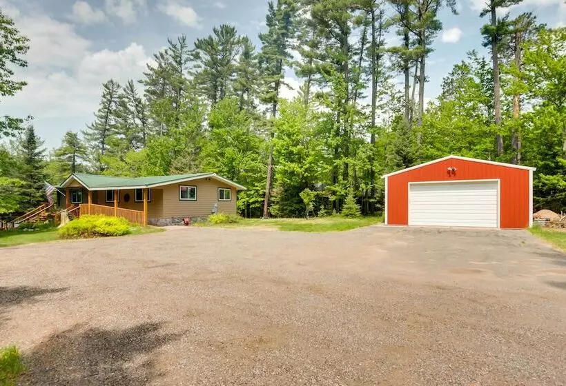 Waterfront Eagle River Home W/ Dock + Fire Pit!