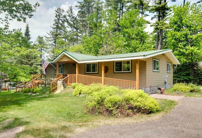 Waterfront Eagle River Home W/ Dock + Fire Pit!