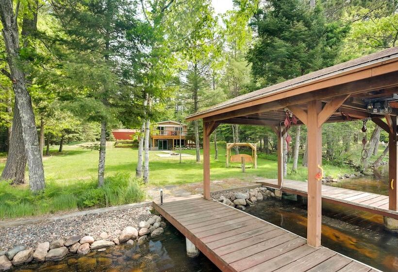 Waterfront Eagle River Home W/ Dock + Fire Pit!