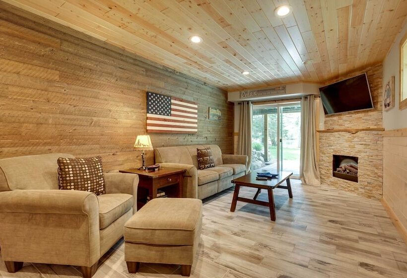 Waterfront Eagle River Home W/ Dock + Fire Pit!