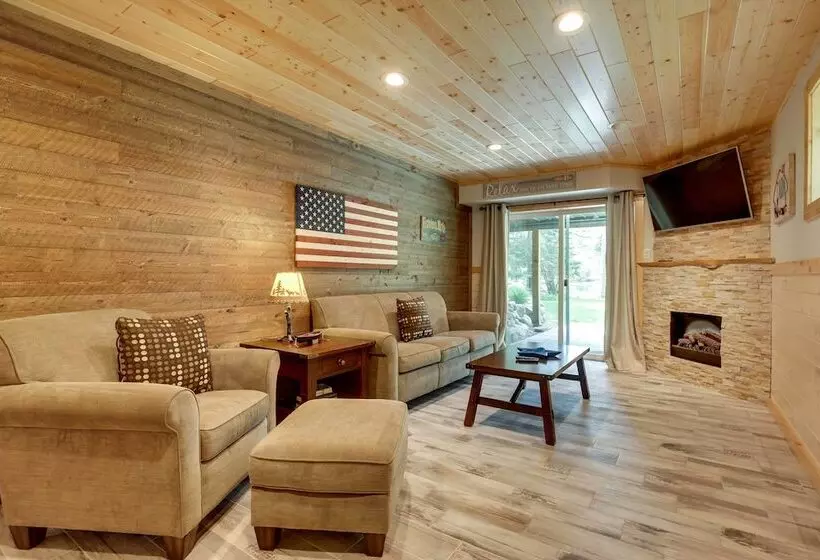 Waterfront Eagle River Home W/ Dock + Fire Pit!