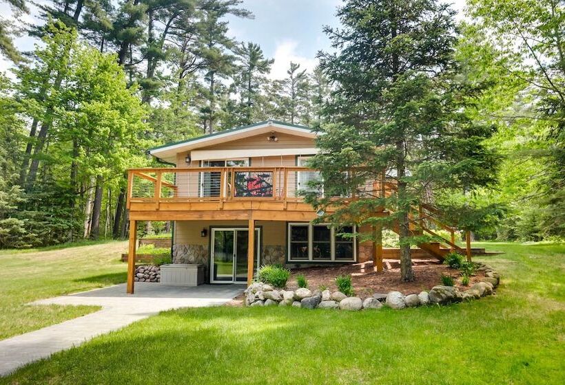 Waterfront Eagle River Home W/ Dock + Fire Pit!